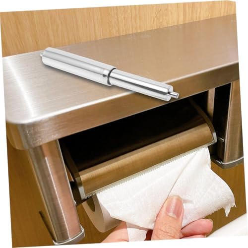 OSALADI 4 Pack Toilet Paper Holder Rods with Retractable Spring