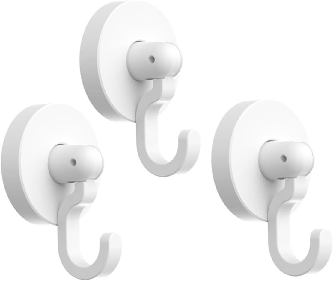 PRETYZOOM 3pcs Adhesive Hooks for Shower and Kitchen 1