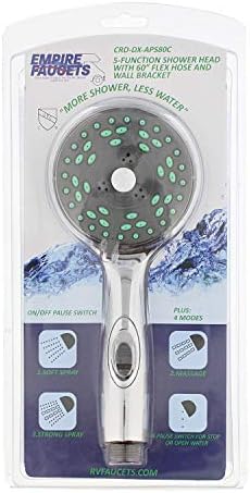 Empire RV 5-Function Massaging Handheld Shower Head