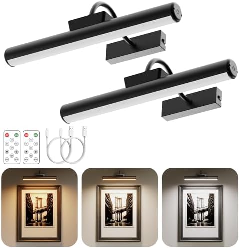 Skairipa Wireless Picture Light with Remote 2Pack 1