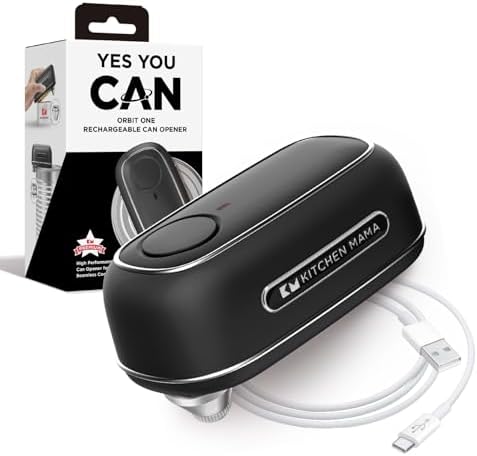 Kitchen Mama Orbit One Rechargeable Can Opener with Storage Box