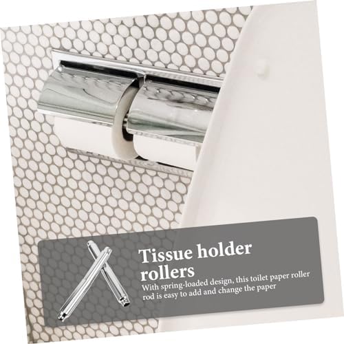 DOITOOL Toilet Paper Holder Retractable Spindle for Easy Replacement