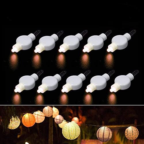 KITOSUN 30 Pack Warm White Paper Lantern LED Lights
