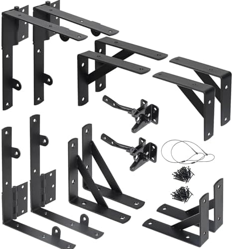 2-Pack Anti-Sag Gate Kit for Durable Fence Gates