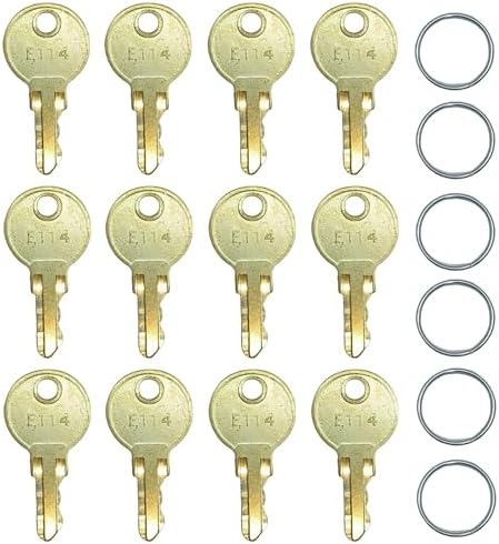 12PCS E114 Toilet Paper Dispenser Key Replacement