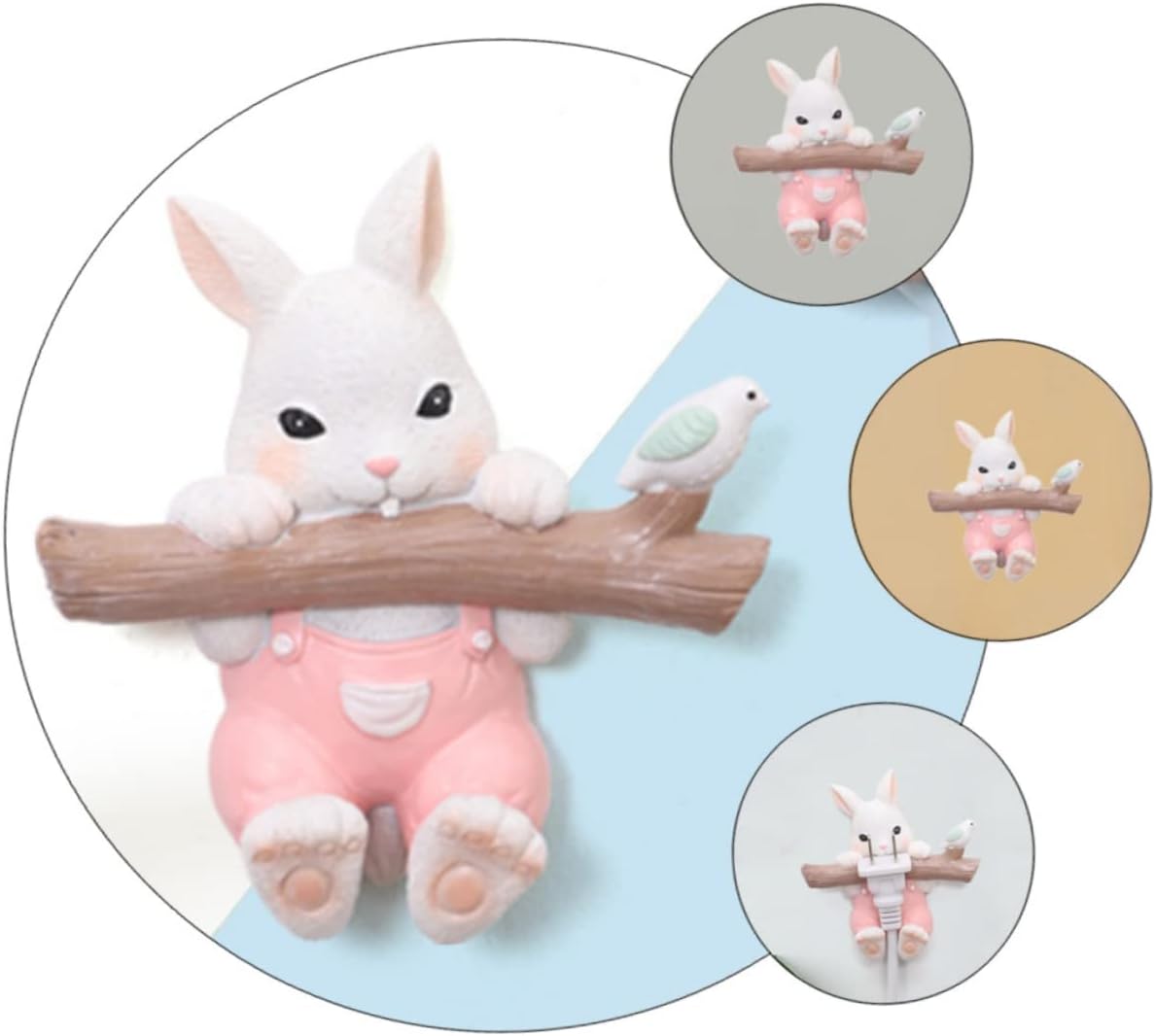 LABRIMP Cartoon Rabbit Wall Hook for Home