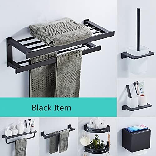 ZYRK Black Bathroom Set
