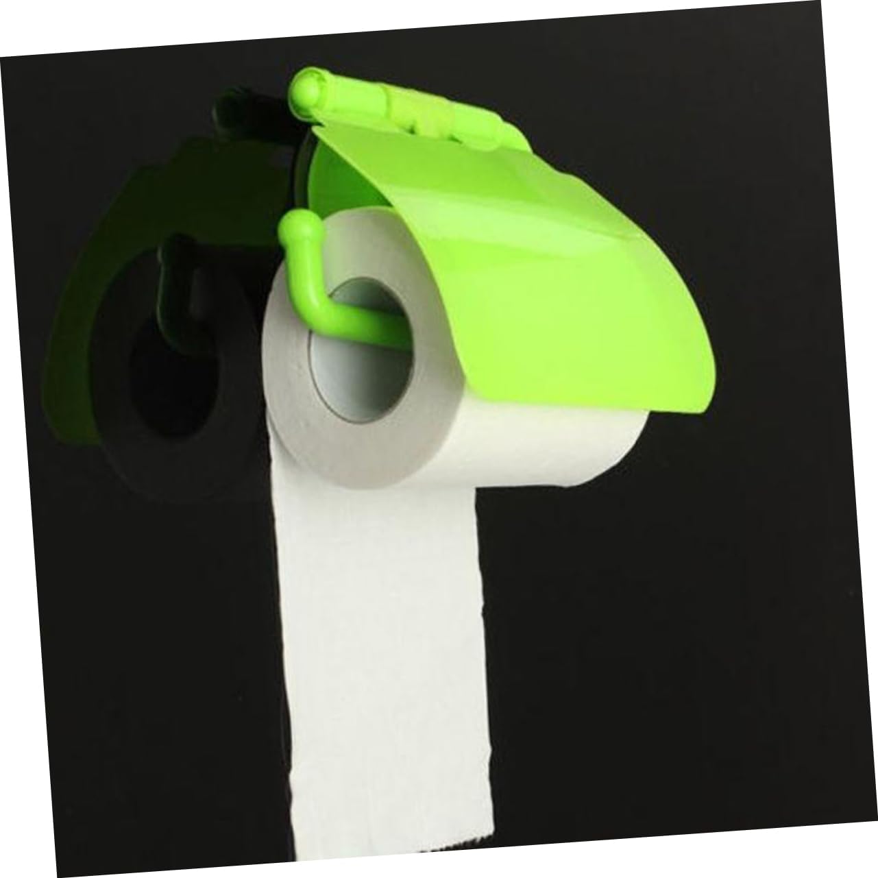 OUNONA Wall-Mounted ROLLE Reusable Toilet Paper Holder for Bathroom Storage