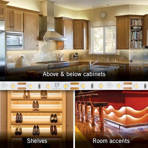 Armacost Lighting 164 ft LED Tape Light Dimmable Soft White 2700K