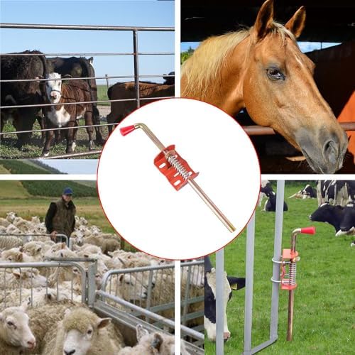 Secure Farm Gate with Farm Gate Anchor Cane Bolt