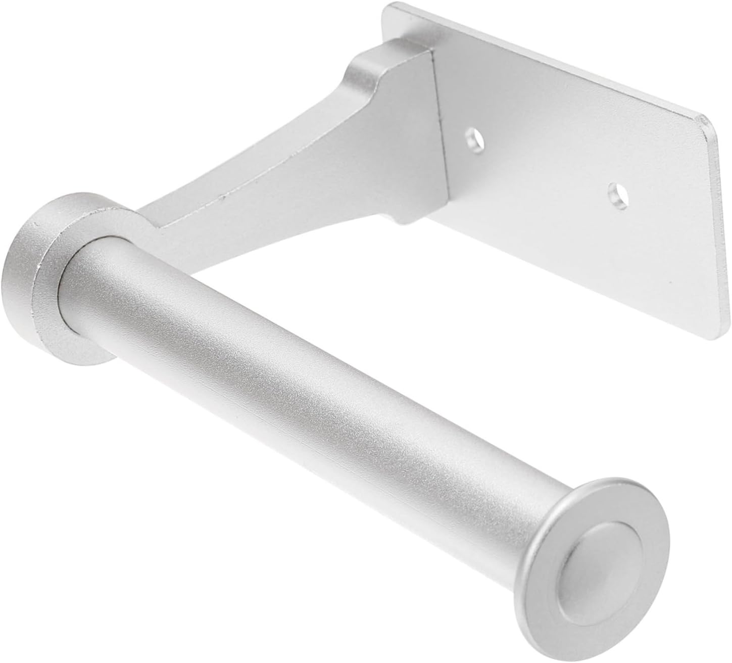 TEHAUX Aluminum Alloy Toilet Paper Holder Wall Mount 2-Pack Black