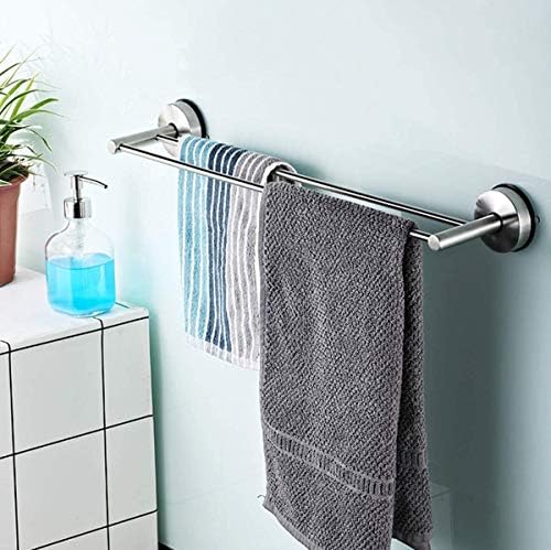 USZWBY Towel Bar Bathroom Shelf Storage Organizer