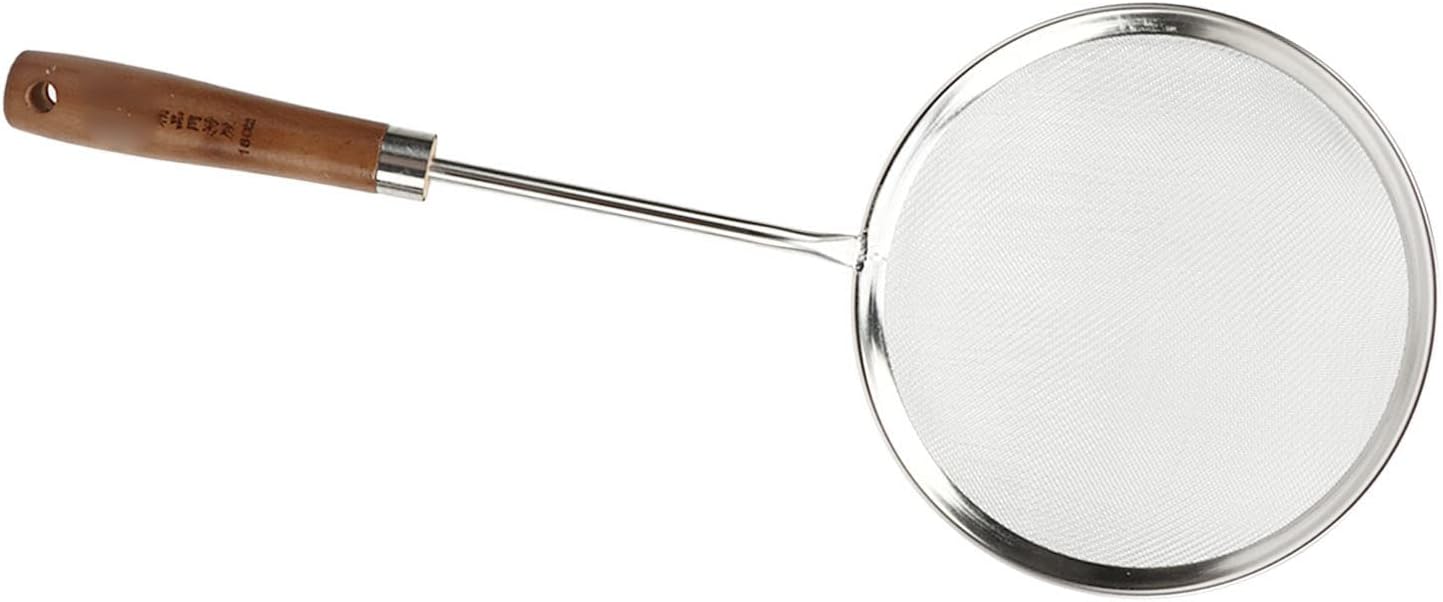 Oil Colander with Fine Mesh for Grease and Foam Removal