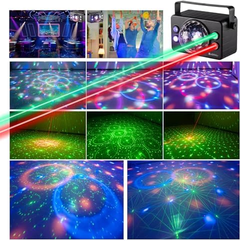 Disco Ball Light with Remote Control and Sound Activation