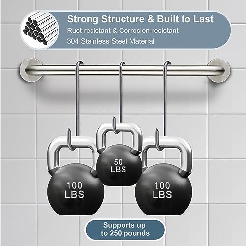 Bright Showers Dual Shower Head Grab Bar Set