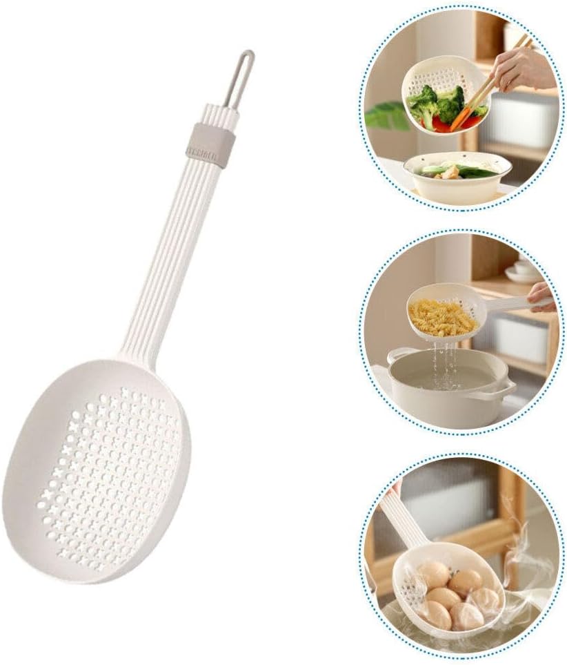 BESTOYARD Skimmer Slotted Spoon with Long Handle