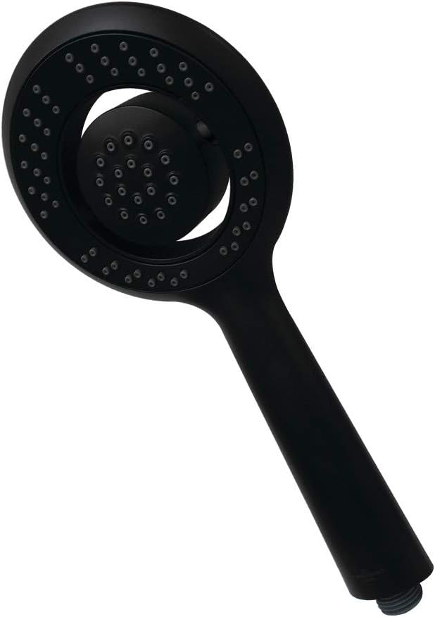 High-Quality Matte Black Handheld Shower Head Kyoto Brass KXH441A0