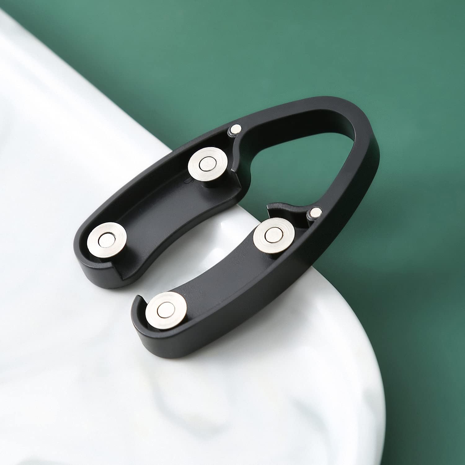 OHMAXHO 4 Pack Magnetic Wine Foil Cutter Tool Black 1