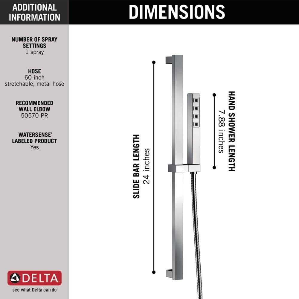 Vibrant Delta H2Okinetic Pure_specs_precinctingShowerhead