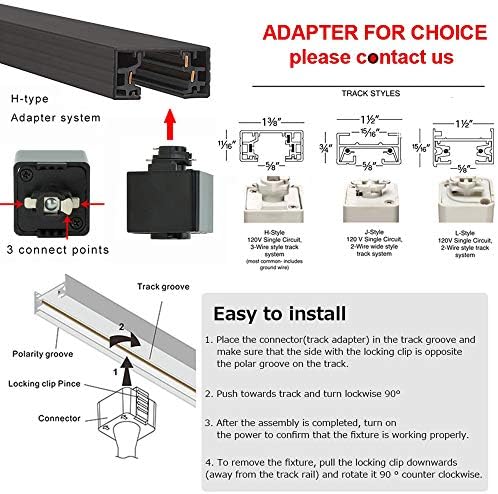 SKIVTGLAMP Dimmable H-Type Track Pendant Light