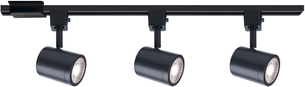 WAC Charge LED 10W Track Kit 3 Light Black