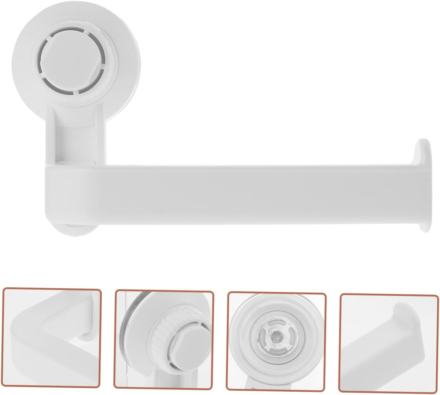 Gadpiparty Suction Toilet Paper Holder Wall Mount