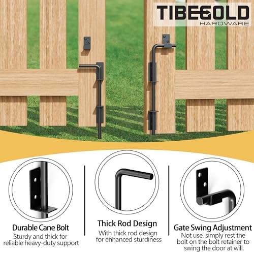 TIBEGOLD 18 Heavy Duty Cane Bolt Gate Drop Rod