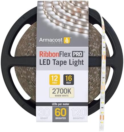 Armacost Lighting 164 ft LED Tape Light Dimmable Soft White 2700K