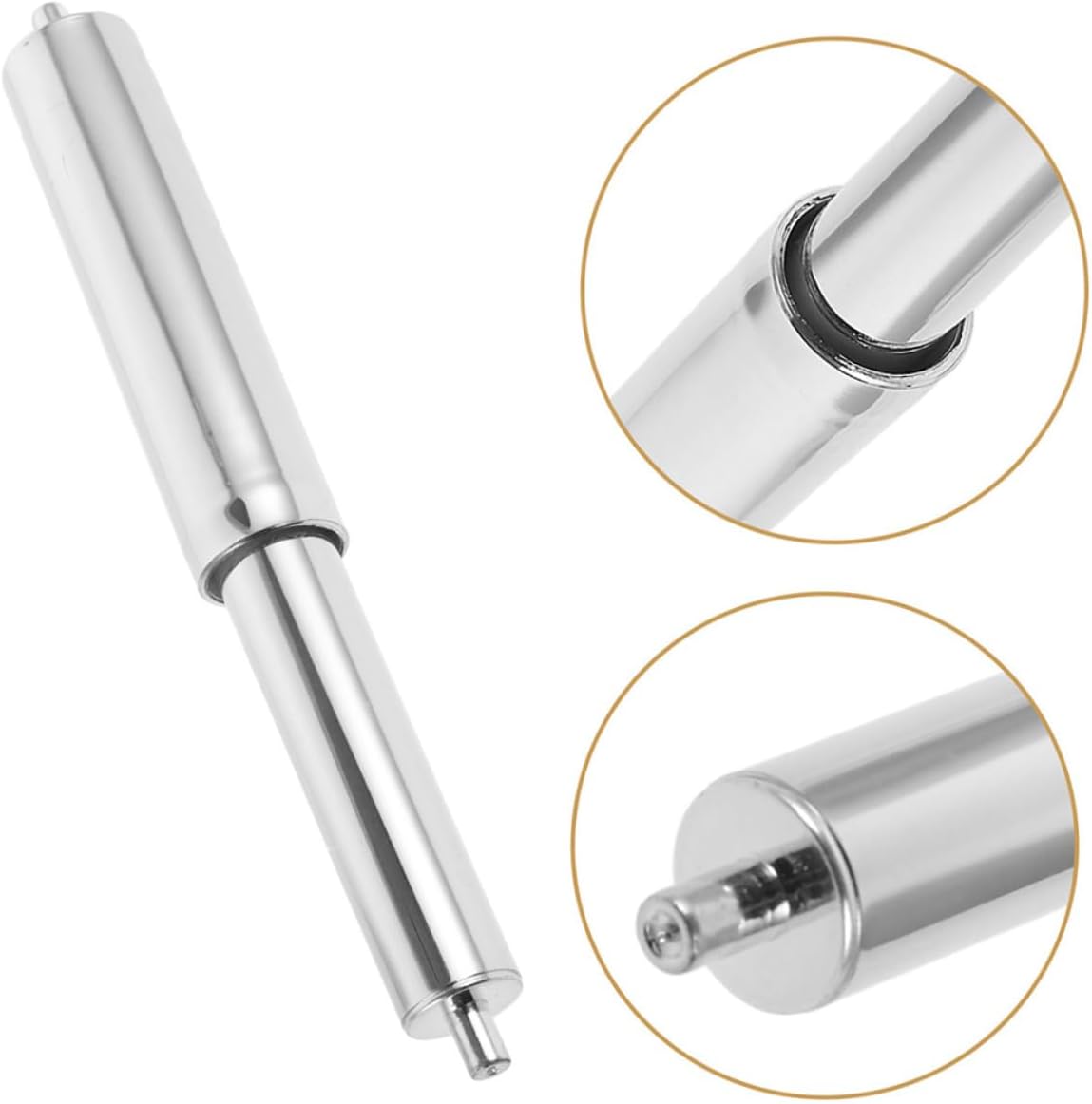 Silver Toilet Paper Bar Replacement Roller for Retractable Holder