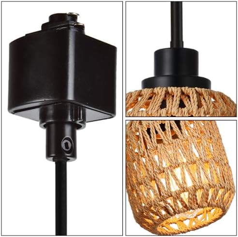 TULUCE 4-Pack Track Lighting Pendant Lights 1