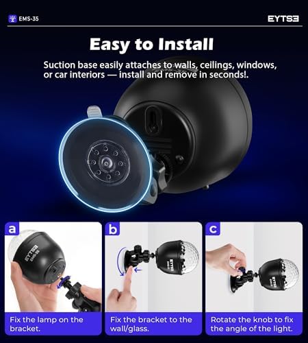 EYTSE 2-Pack Mini Disco Ball Lights with Remote