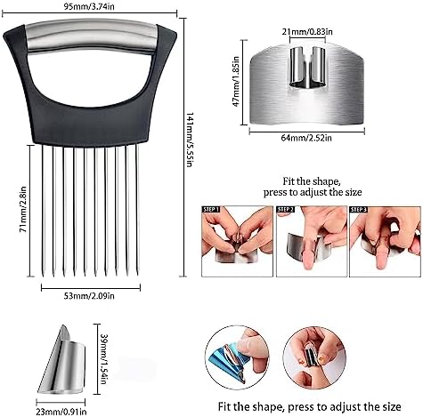 DAIRYCOF 8 Pcs Adjustable Finger Guards Set
