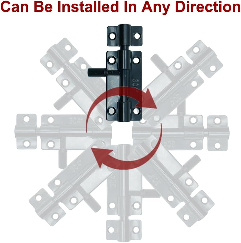 Secure Door Locks 2Pcs