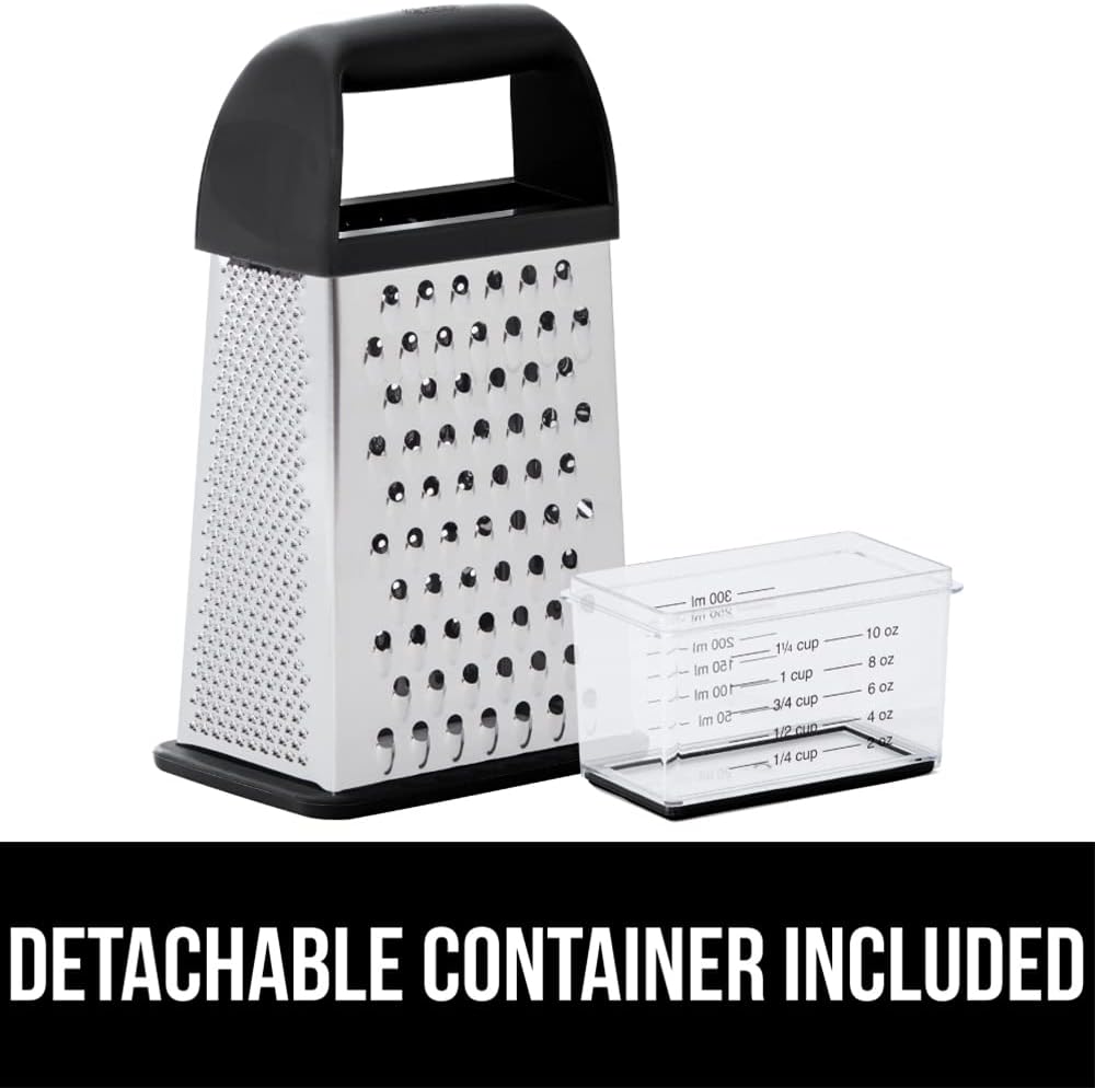 Gorilla Grip XL 4-Sided Cheese Grater with Container