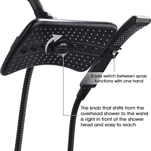 BRIGHT SHOWERS Dual Shower Head Combo Set