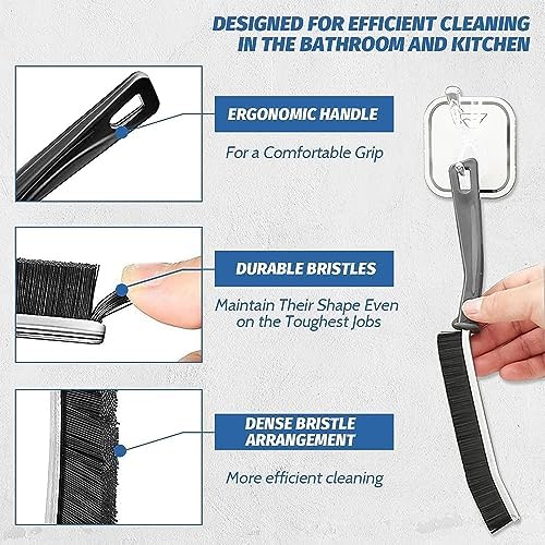 Dulce Casa 3 Pcs Crevice Cleaning Brush
