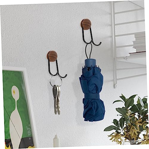 Grain Stainless Steel Adhesive Hook Decorative Towel Holder