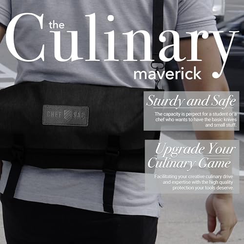 Chef Sac Chef Knife Roll Bag 8 Slots Night Black 1