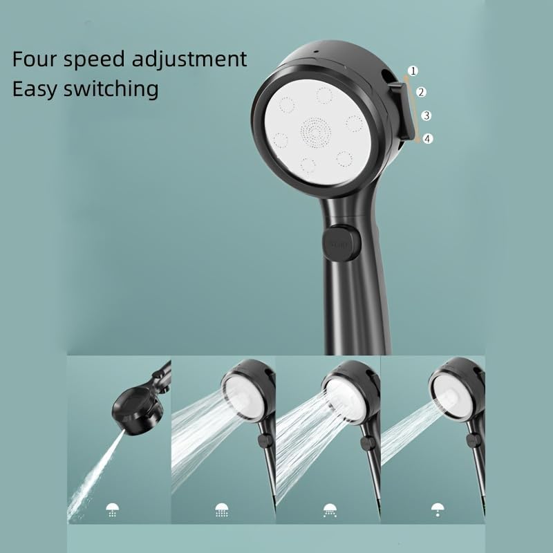 4 Adjustable LED Handheld shower head for Bathroom use