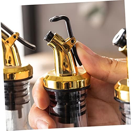 Alipis 12 Pcs Oil Nozzle Dispenser Set with Brush Lid