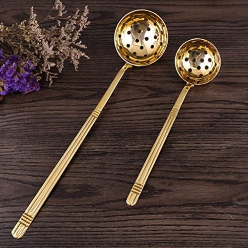 Copper Cooker Skimmer with Colander Ladle Strainer