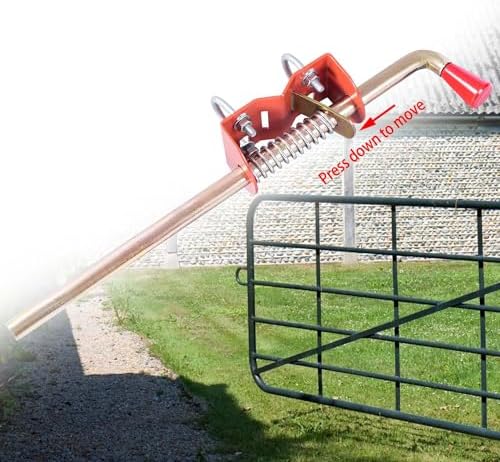 Secure Farm Gate with Farm Gate Anchor Cane Bolt