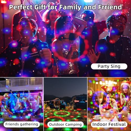 Yiixuyo Disco Ball Light with Voice Control