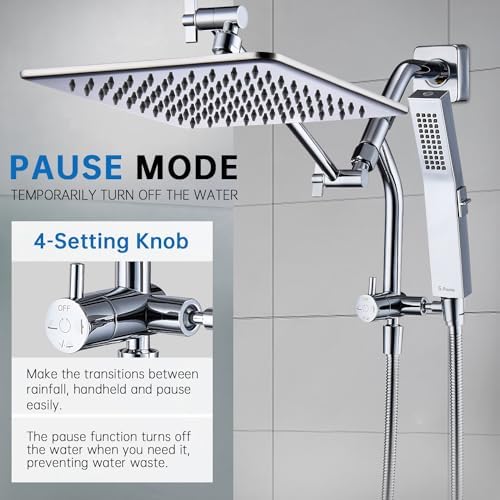 G-Promise All-Metal 10-Inch Rain Shower Head