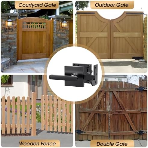 Sturdy Durable Wooden Fence Gate Latch