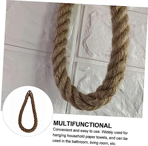 Rustic Hanging Toilet Paper Holder for Home Use