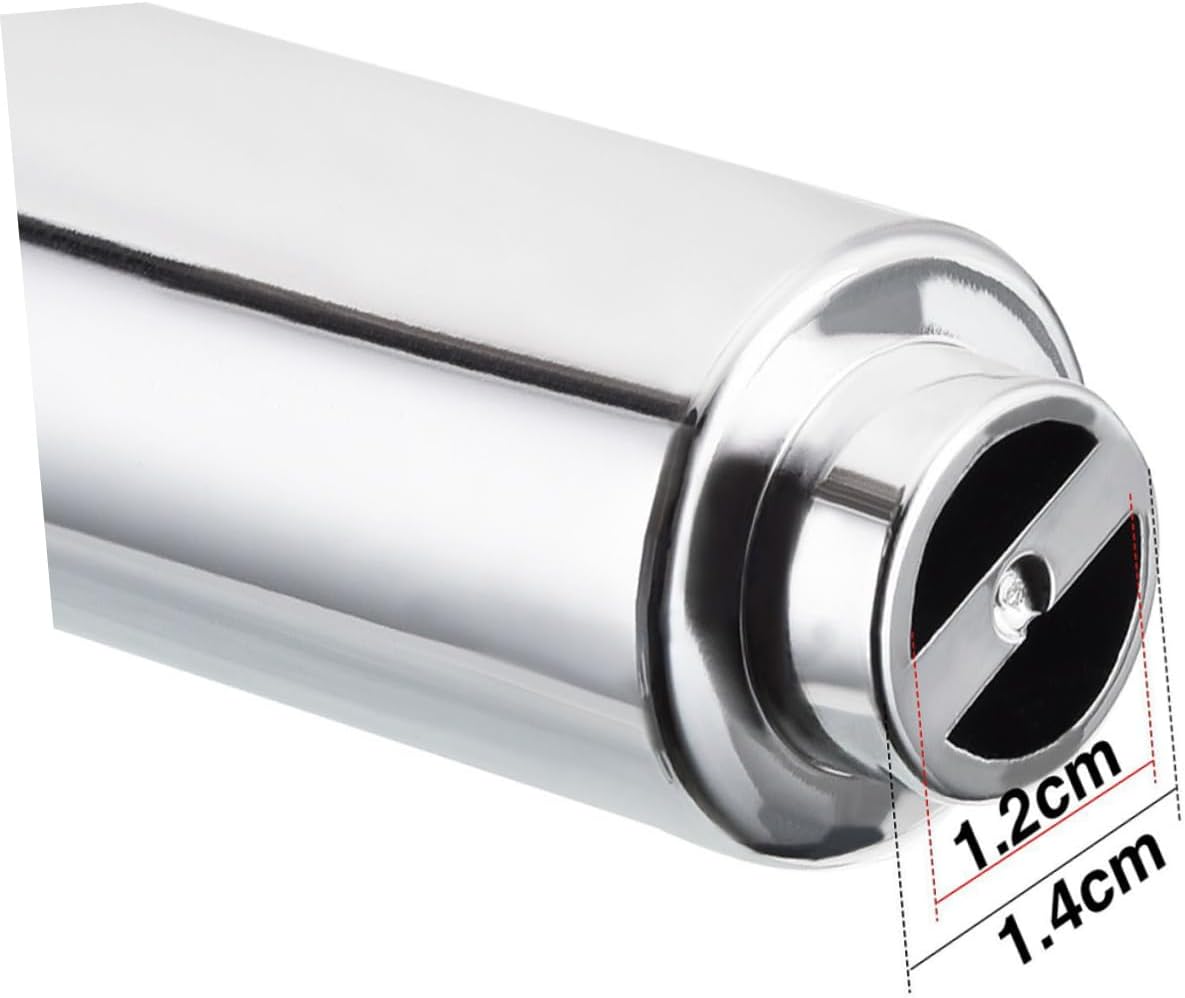 Mipcase 3Pcs Toilet Paper Holder for Bathroom Kitchen Silver