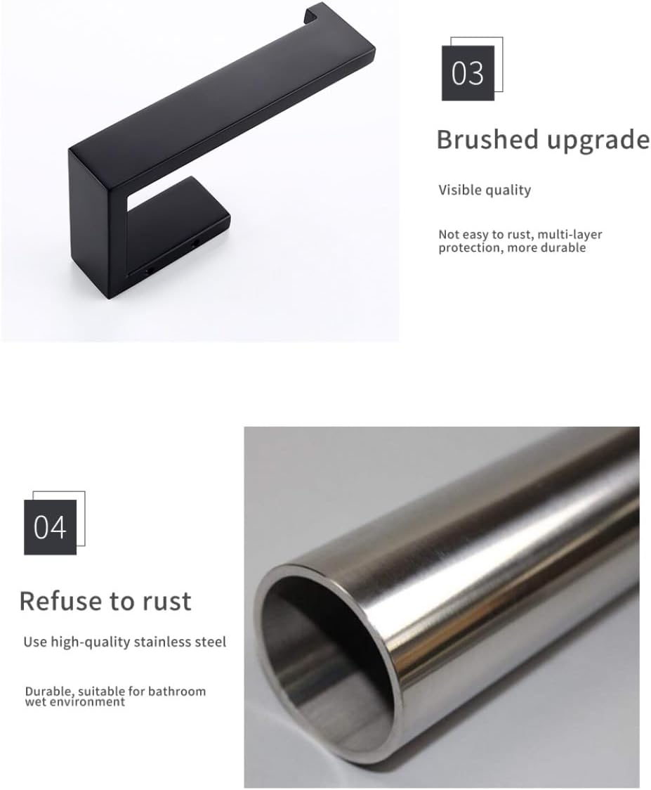 IsolaY Stainless Steel Wall-Mounted Toilet Paper Holder