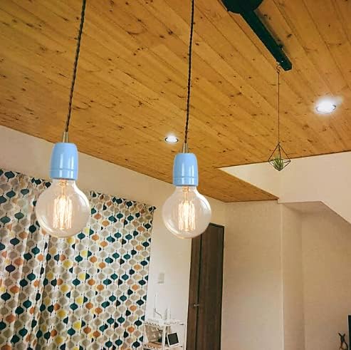 KAYYELAMP H Track Light with Brown Twisted Cord