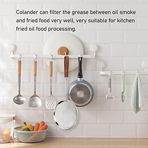 Oil Colander with Fine Mesh for Grease and Foam Removal